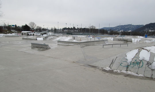 Freestylepark in der Allmend Zürich-Brunau